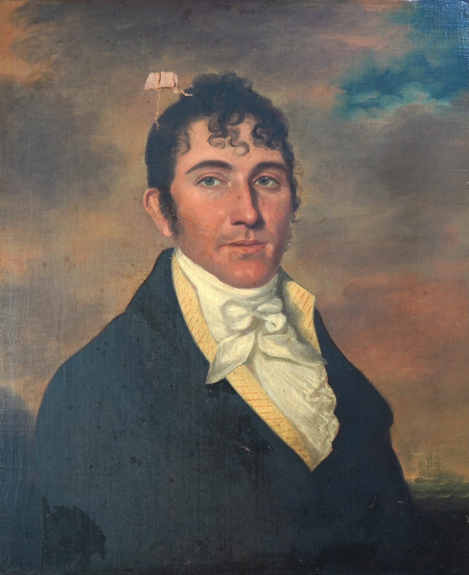 English School, 19th century, 'Captain Baldwin'